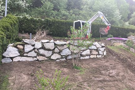 Steinmauer von Erdbau Muigg aus Neustift im Stubaital